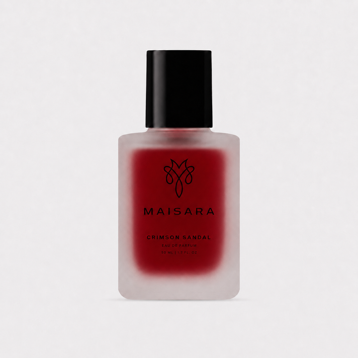 MAISARA Crimson Sandal Eau de Parfum 50 ml perfume bottle